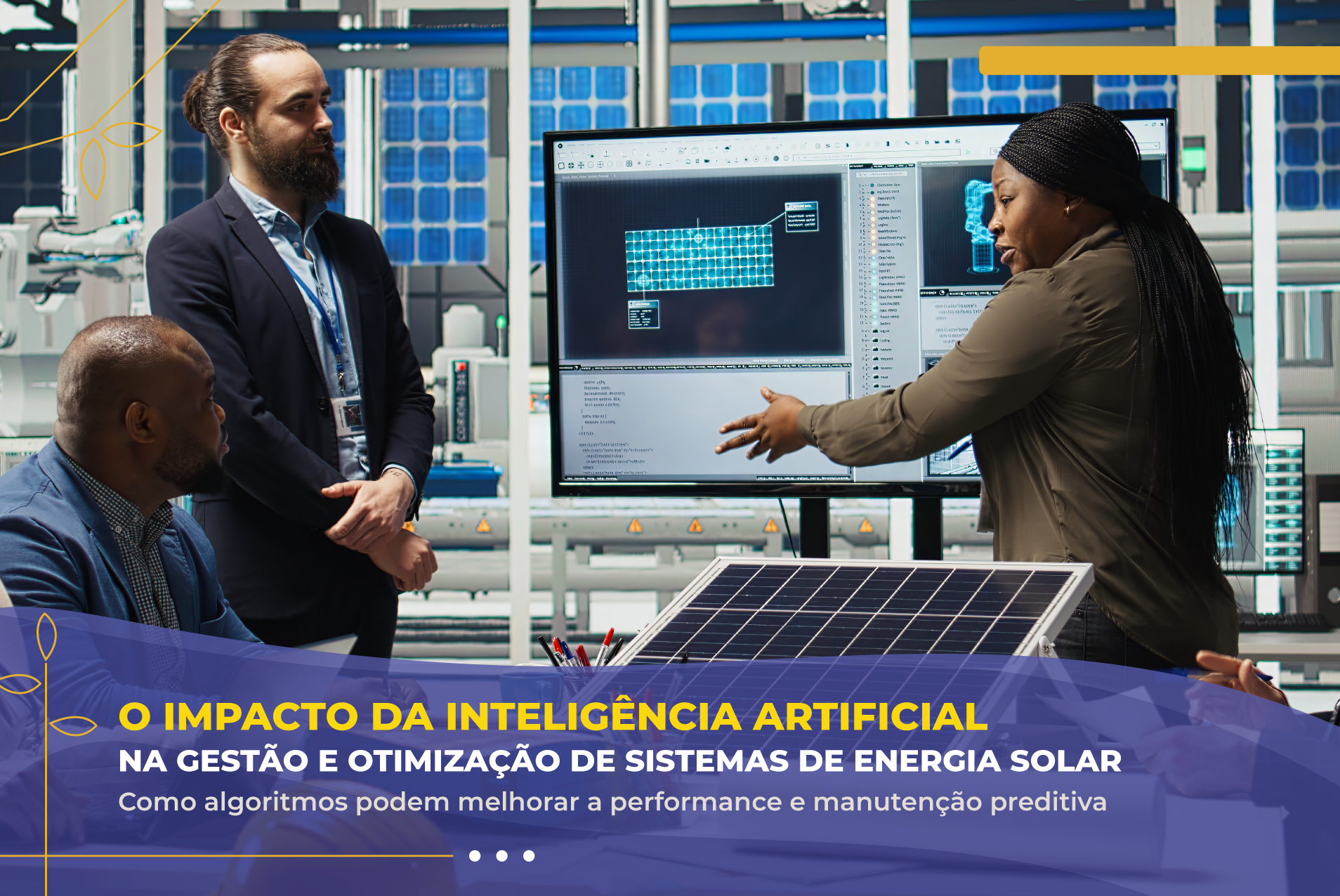 O impacto da inteligência artificial na gestão e otimização de sistemas de energia solar