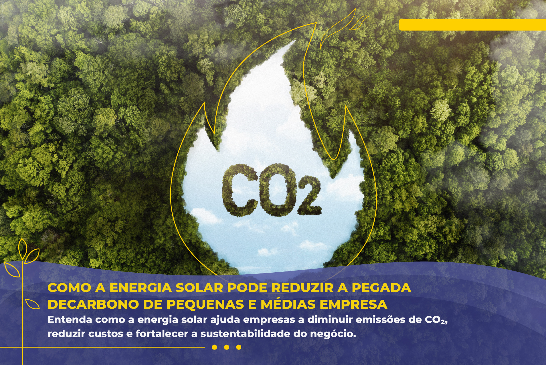 Como a Energia Solar Pode Reduzir a Pegada de Carbono de Pequenas e Médias Empresas
