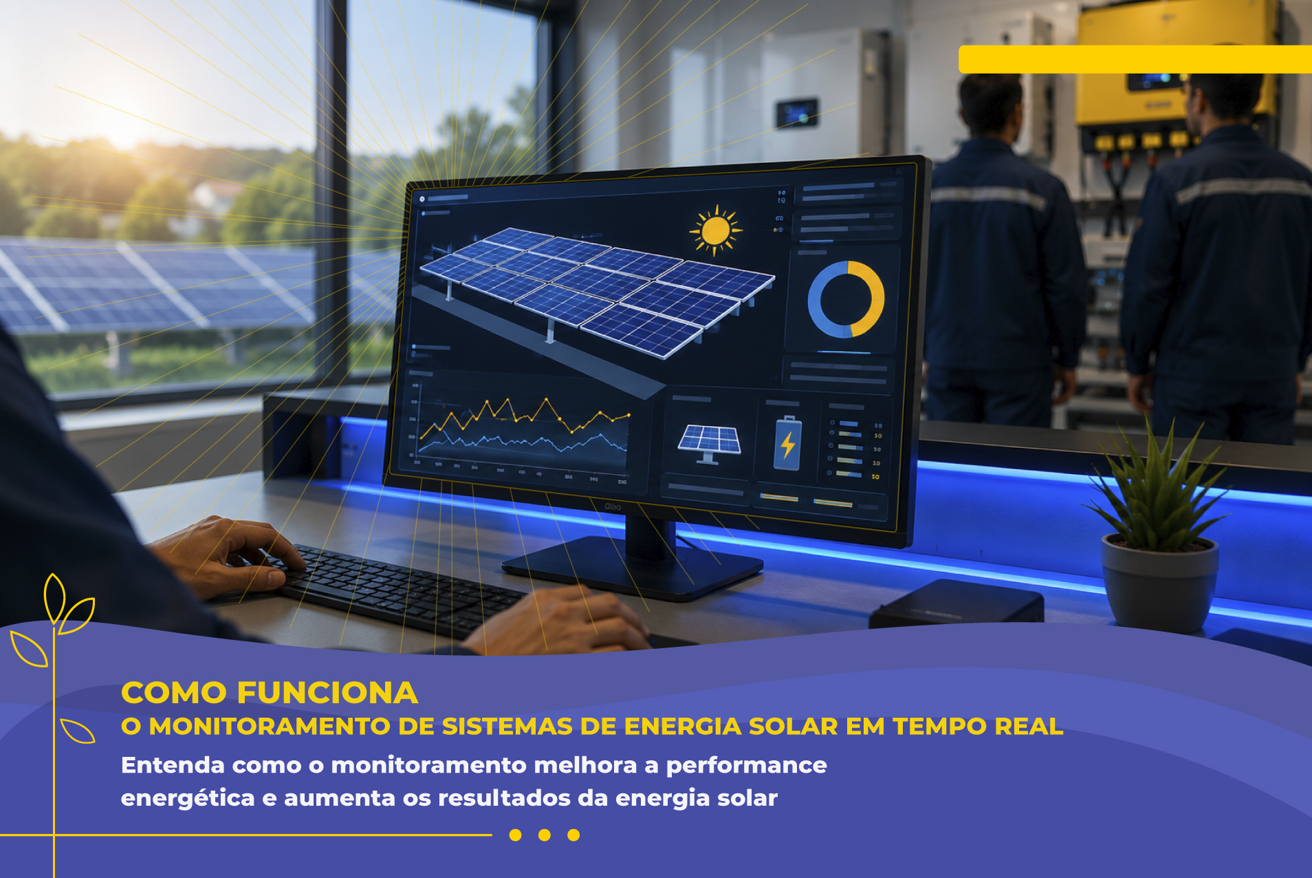 Como Funciona o Monitoramento de Sistemas de Energia Solar em Tempo Real