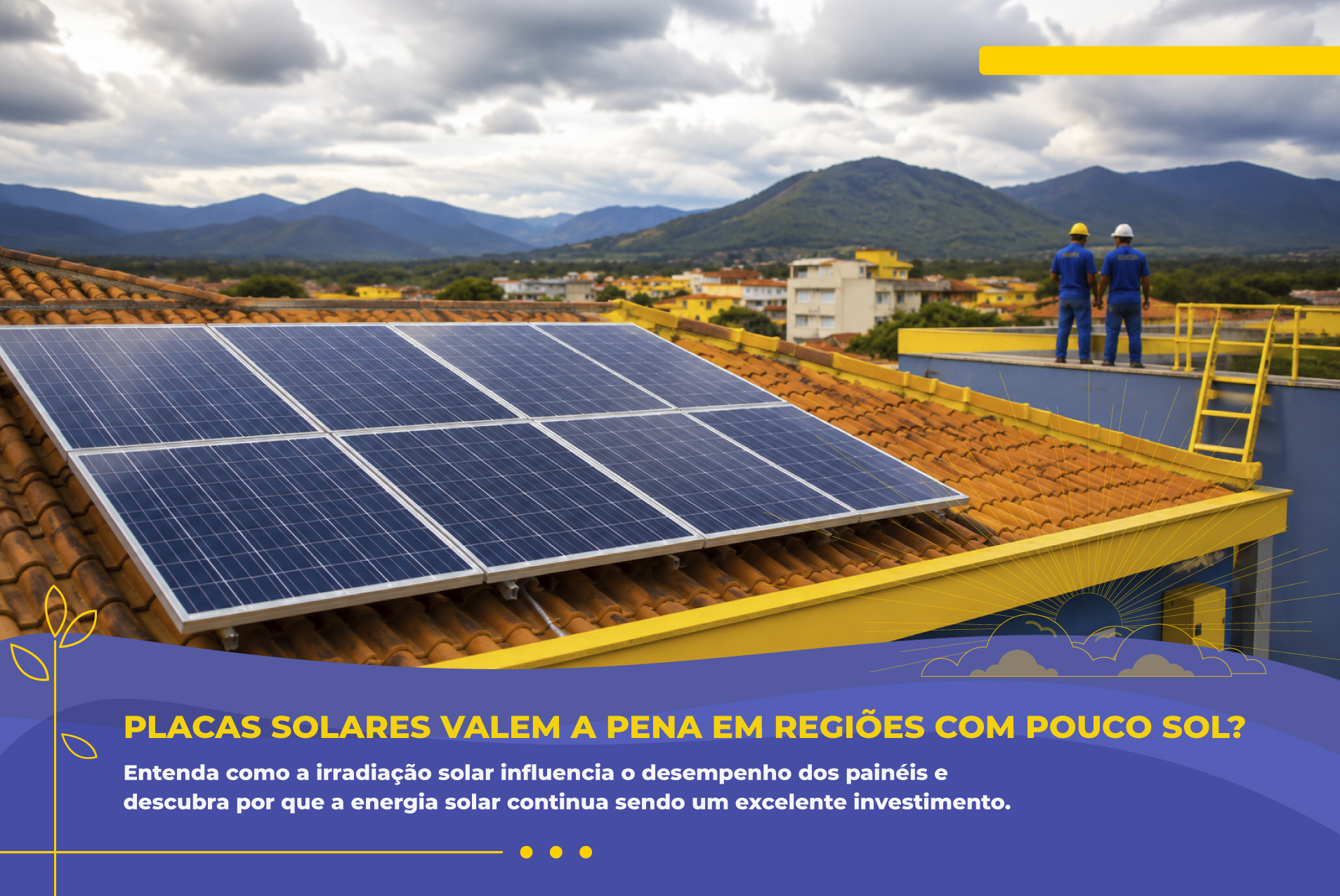 Placas Solares Valem a Pena em Regiões com Pouco Sol?